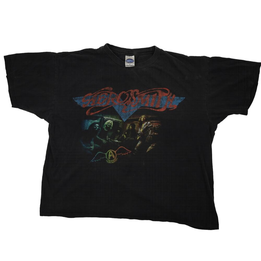 Vintage 2002 Aero Smith O'Yeah Tour Graphic T Shirt